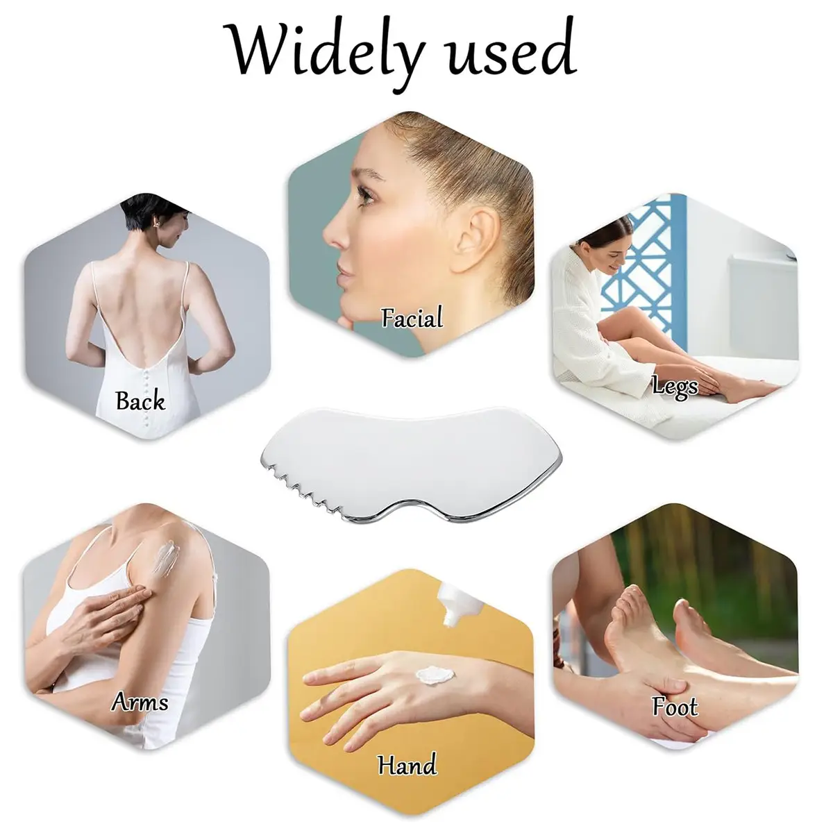 304 Heart-Shaped Facial Scrapping Board with Drawstring Bag — feature 25