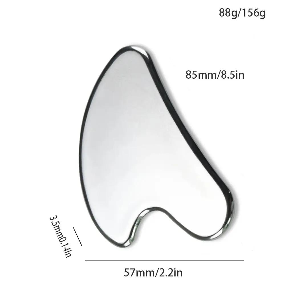 304 Heart-Shaped Facial Scrapping Board with Drawstring Bag — feature 7