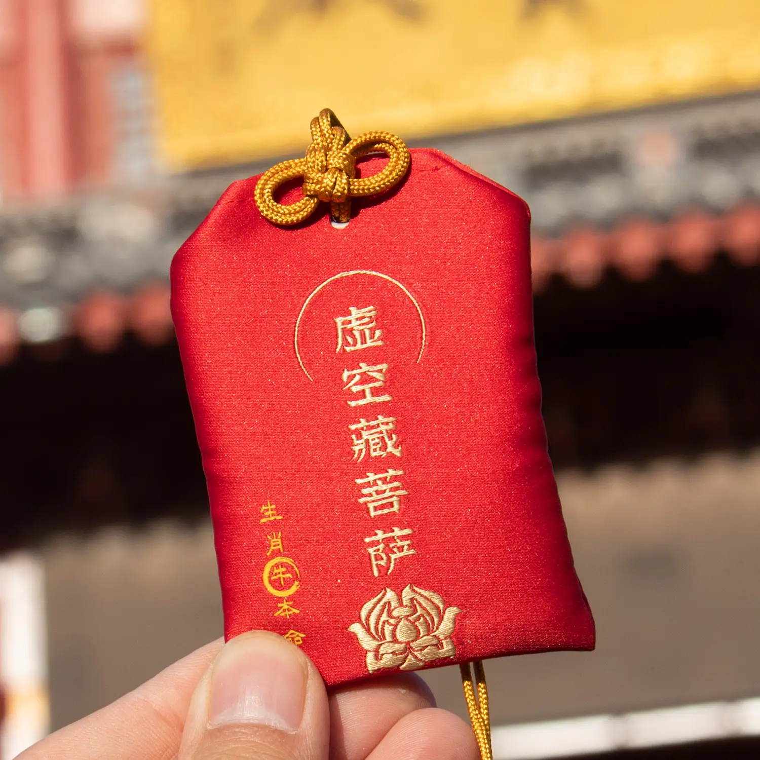 Zodiac Amulet Bag Ping An Fu Red Sandalwood Carry-on - Image 14