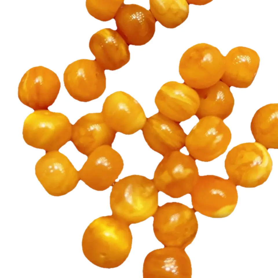 Natural Old Flower Wax Beads 6-10mm Loose Accessories - Image 5