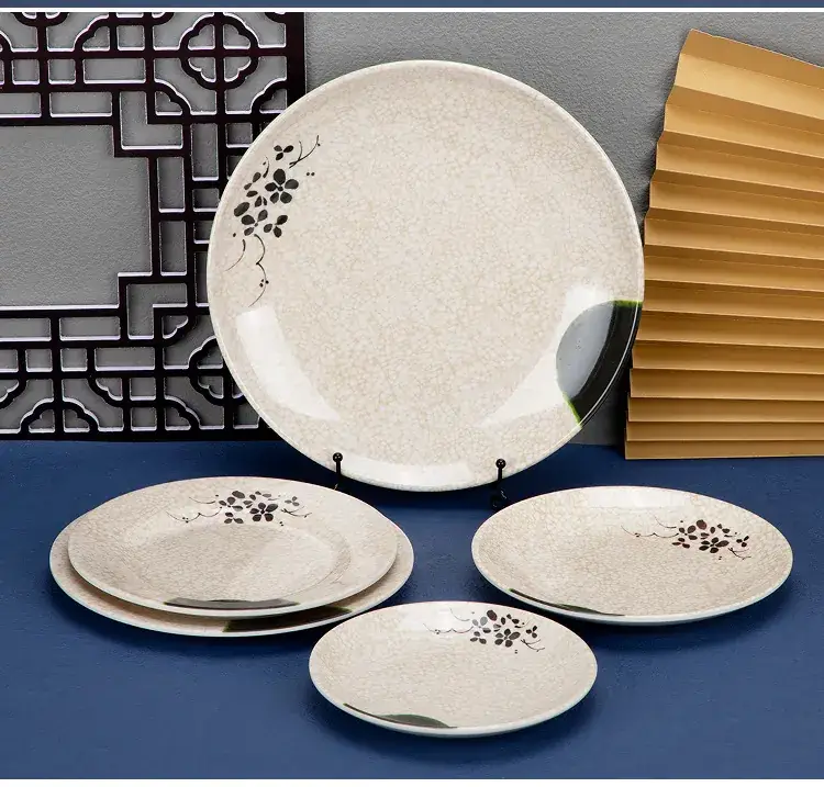 Green Herba Melamine Round Rice Dish — feature 13