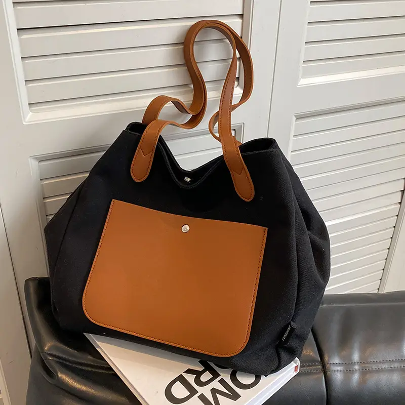 Women Large Canvas Shoulder Bag 2026 - Image 8