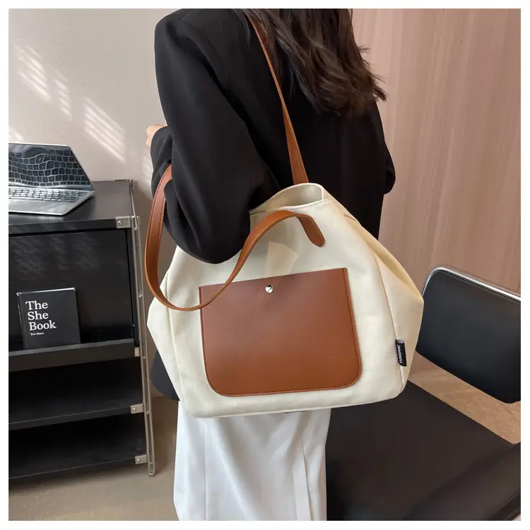 Women Large Canvas Shoulder Bag 2026 — feature 21