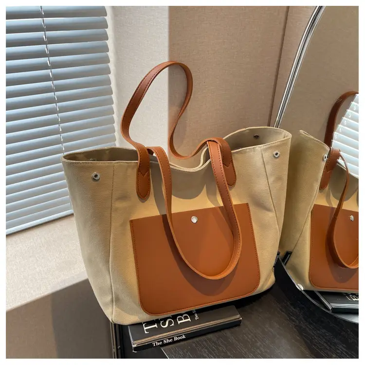 Women Large Canvas Shoulder Bag 2026 — feature 36