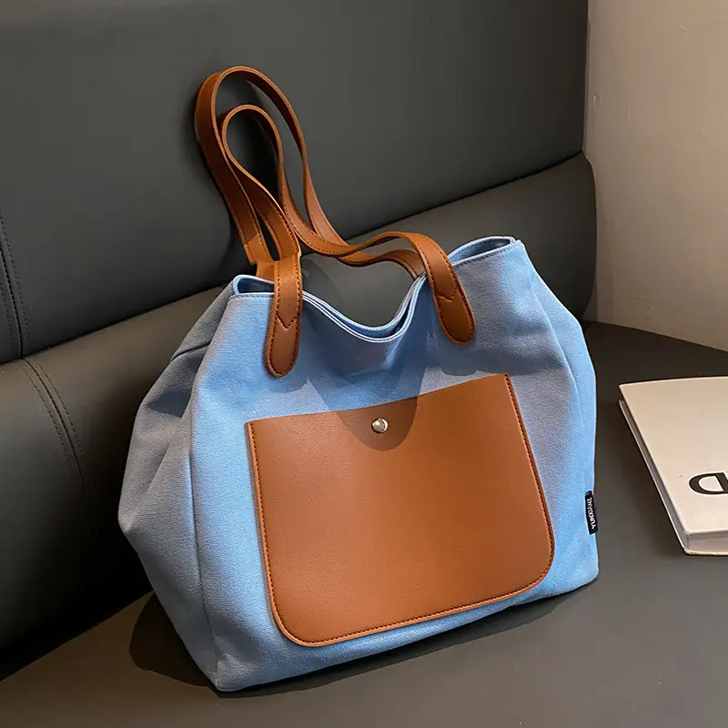 Women Large Canvas Shoulder Bag 2026 - Image 3