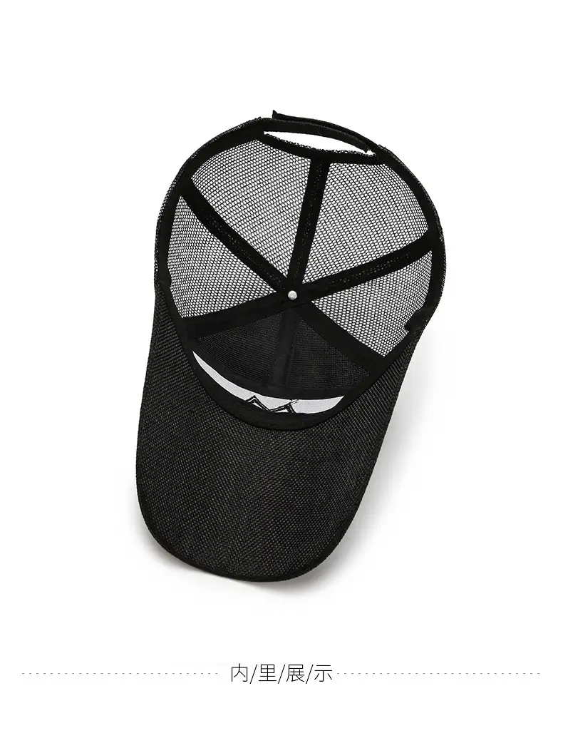 Men Mesh Baseball Cap Women's Fashion Sports Quick-Drying Breathable Duck Tongue Sunshade Sunscreen Fishing Sun Hat — feature 11