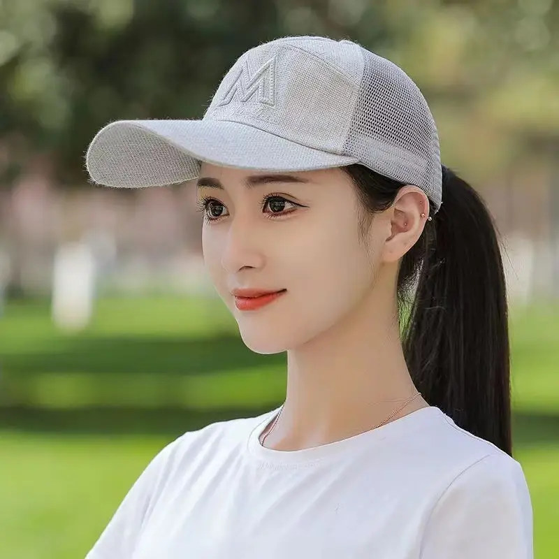 Men Mesh Baseball Cap Women's Fashion Sports Quick-Drying Breathable Duck Tongue Sunshade Sunscreen Fishing Sun Hat - Image 3