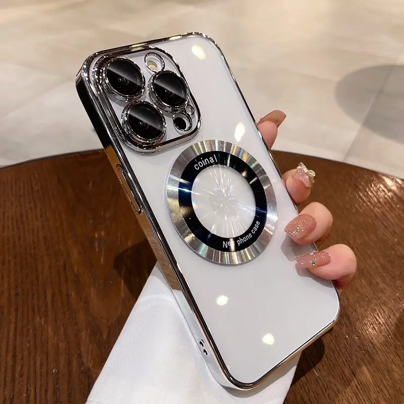 Magnetic Phone Case with Wireless Charging & Anti-Fall Protection - Image 3