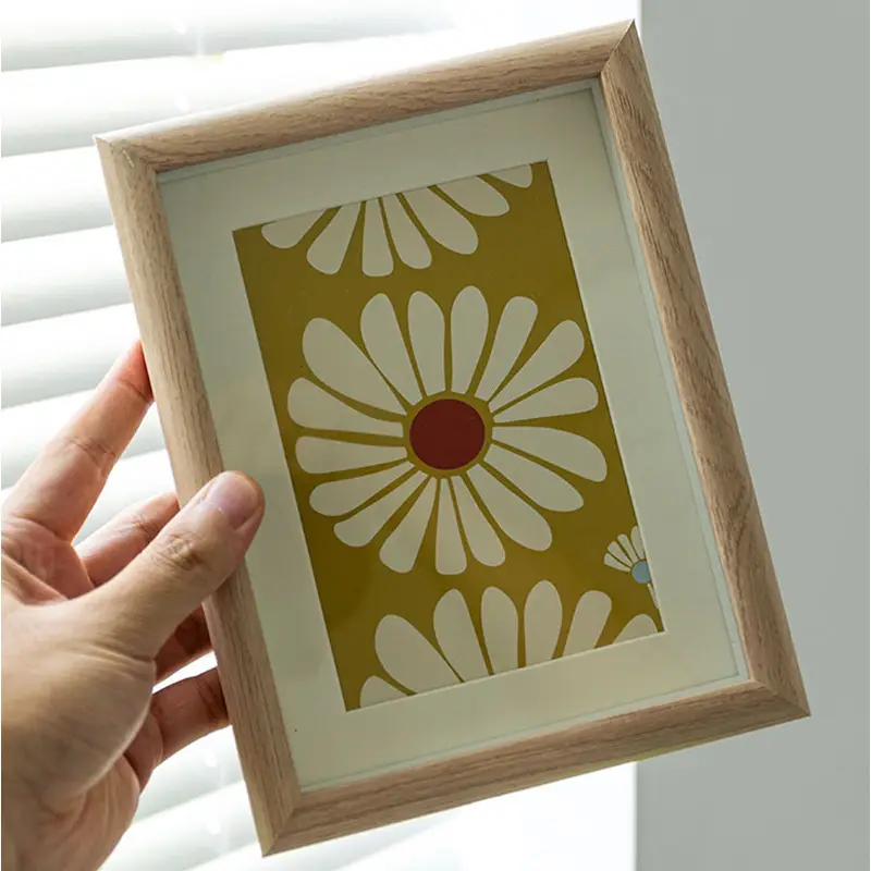 Simple Wooden Photo Frame 7x8 Inch DIY Display - Image 4