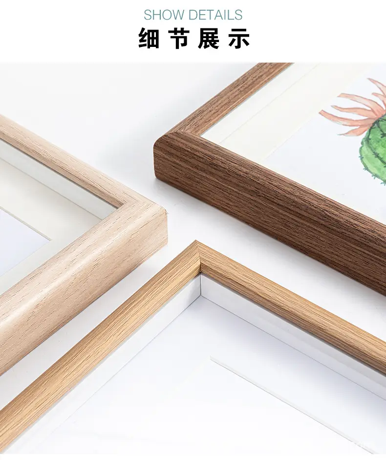 Simple Wooden Photo Frame 7x8 Inch DIY Display — feature 11