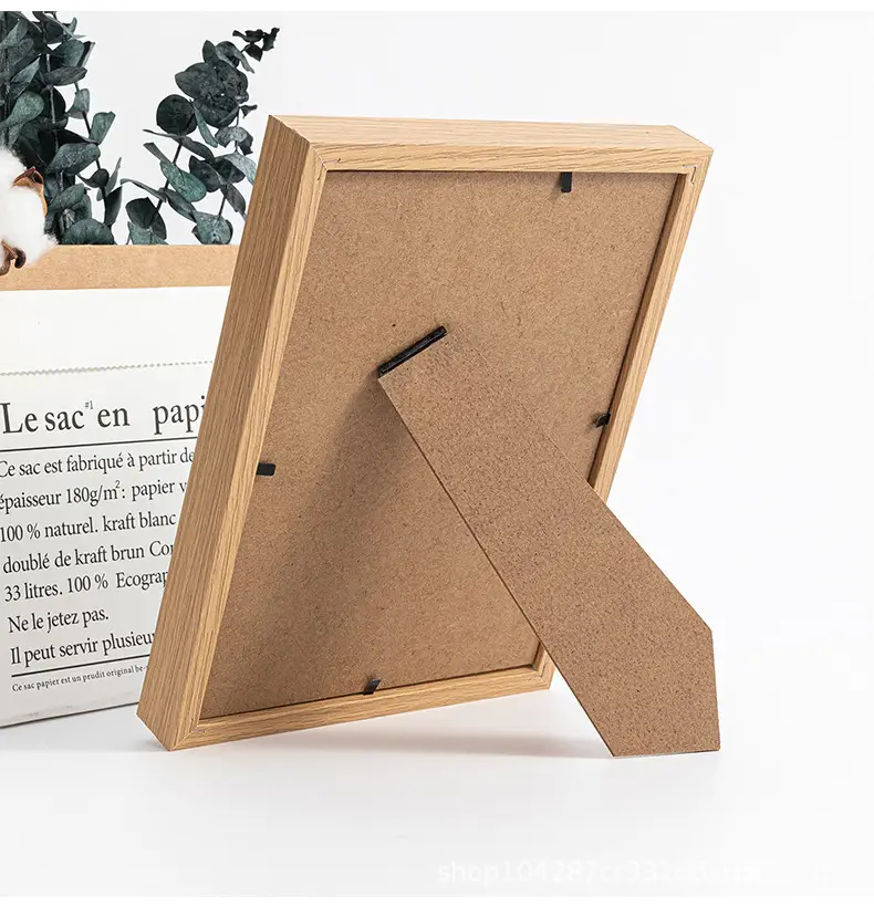 Simple Wooden Photo Frame 7x8 Inch DIY Display — feature 13