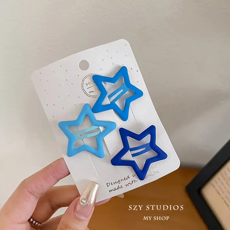 Blue Star Hairpin for Girls 2023 New Style - Image 2