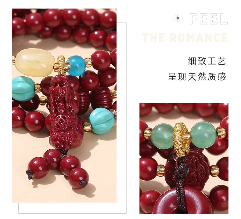 50 Cinnabar Multi-Color Bracelet for Women — feature 6