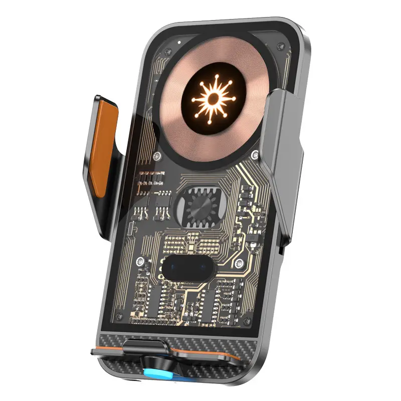 Smart Wireless Car Charger with 15W Fast Charging & Digital Display - Image 9