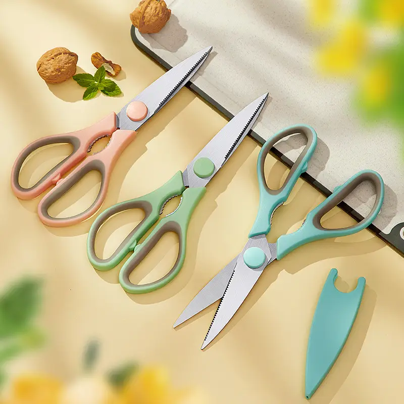 Multi-Functional Stainless Steel Kitchen Scissors