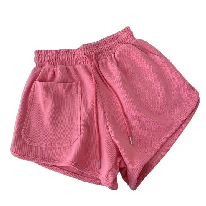 Women's Black Super Short Casual Shorts Large Pocket - Image 9