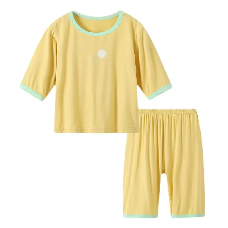 Baby Modal Summer Suit Brown Two-Piece