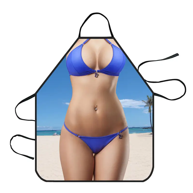 Blue Printed Waist Protector for Women - Image 5