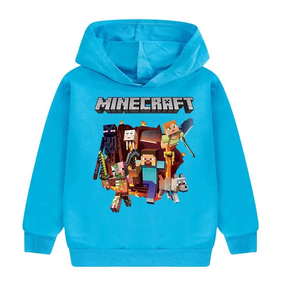 Minecraft Kids Hoodie Yellow 100CM - Image 8