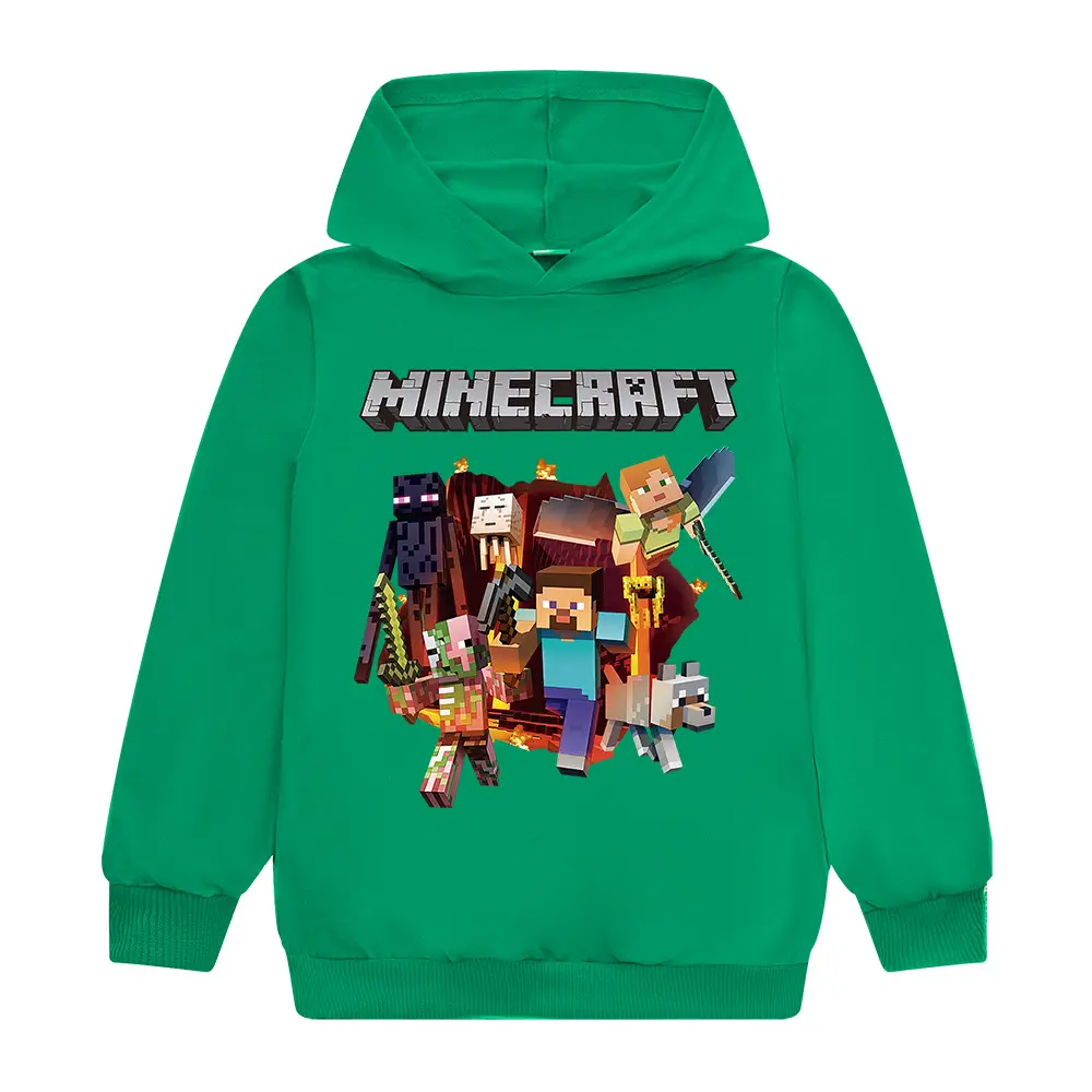 Minecraft Kids Hoodie Yellow 100CM - Image 10