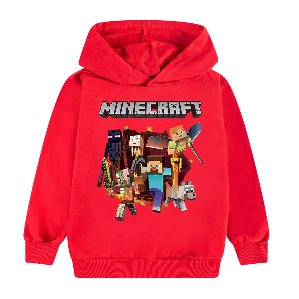 Minecraft Kids Hoodie Yellow 100CM - Image 3