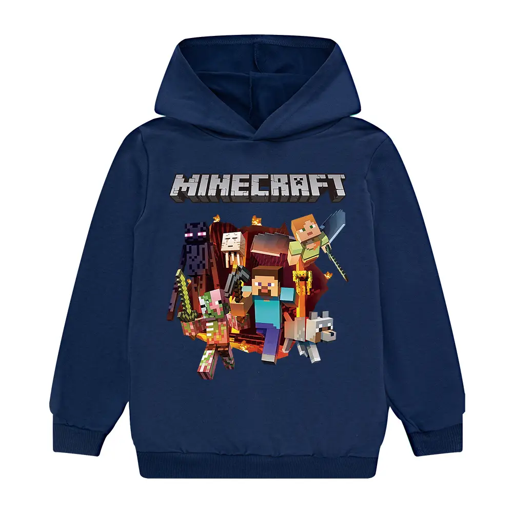 Minecraft Kids Hoodie Yellow 100CM - Image 4