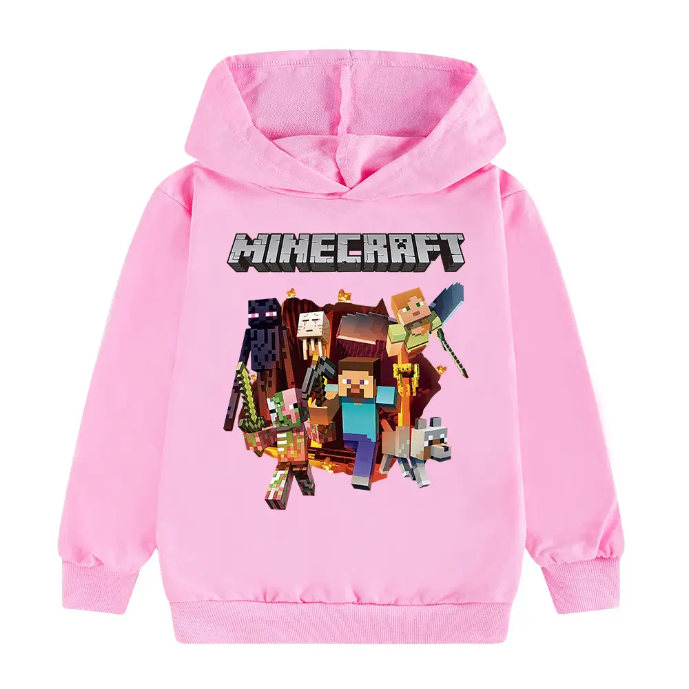 Minecraft Kids Hoodie Yellow 100CM - Image 5