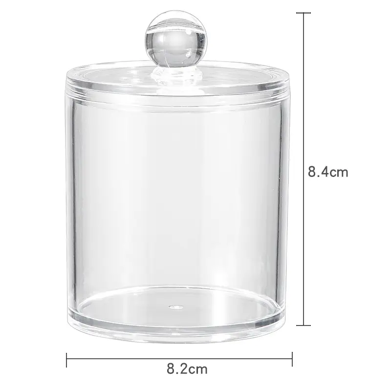 Transparent Cotton Swab & Makeup Remover Storage Box - Image 5
