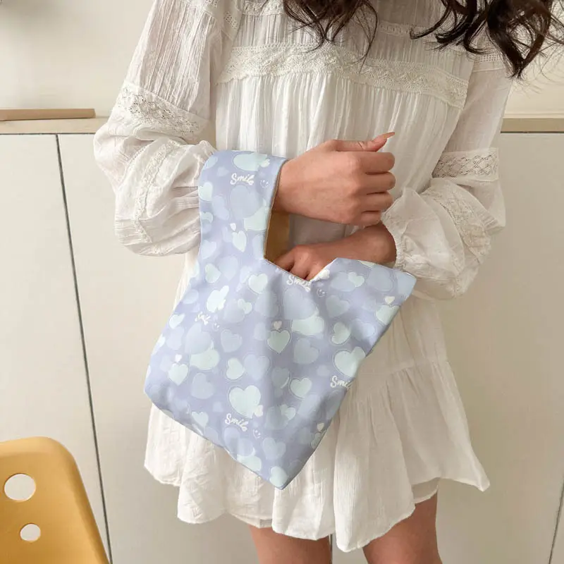 Pink Polka Dot Mini Knotted Phone Bag - Image 16