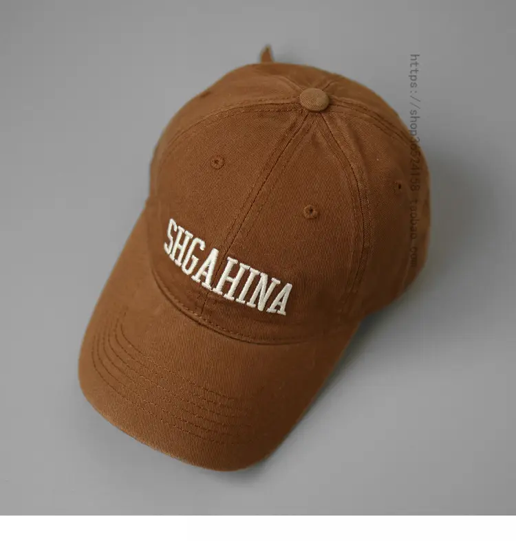 Brown Cotton Face-Showing Cap for Women Men — feature 13
