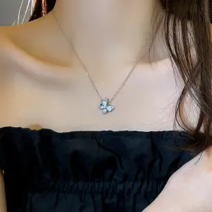 Women's Pink Love Titanium Necklace with Crystal Center — feature 1