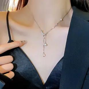 Women's Pink Love Titanium Necklace with Crystal Center — feature 7