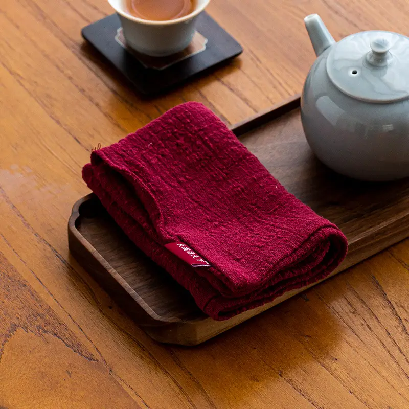 Japanese Cotton Linen Tea Towel Thick Absorbent Zen Tablecloth - Image 8