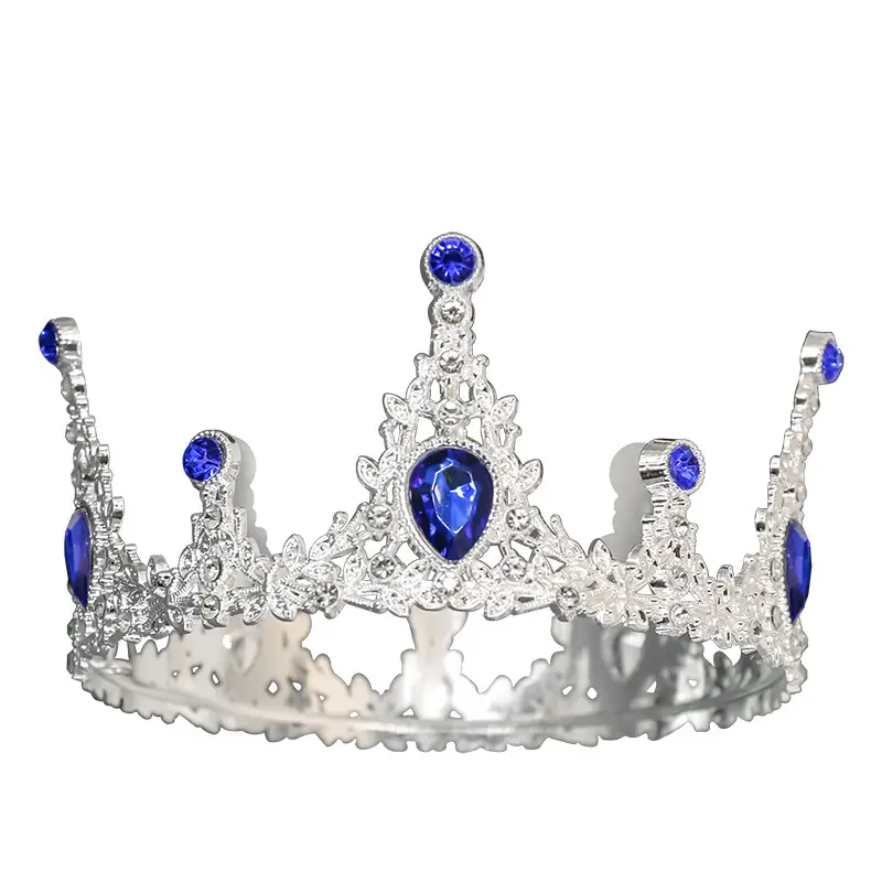 Luxury Gold Rhinestone Crown for Birthday & Events - Image 7