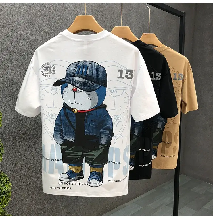 Cartoon Printed Short Sleeve T-shirt for Boys 2022 — feature 2