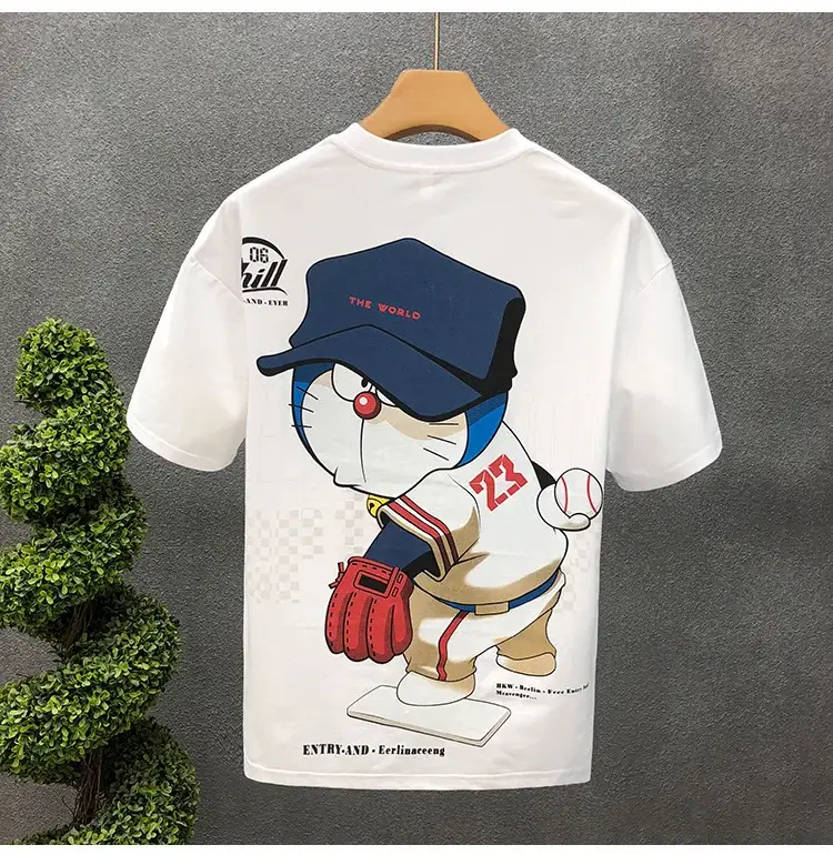 Cartoon Printed Short Sleeve T-shirt for Boys 2022 — feature 20