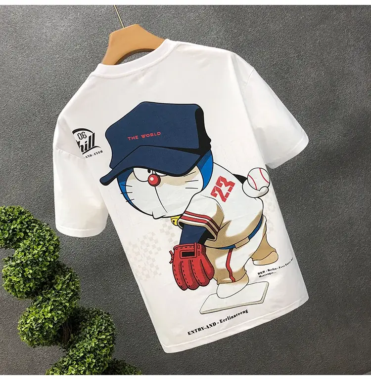 Cartoon Printed Short Sleeve T-shirt for Boys 2022 — feature 21