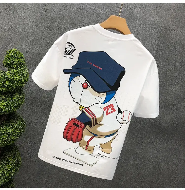 Cartoon Printed Short Sleeve T-shirt for Boys 2022 — feature 22