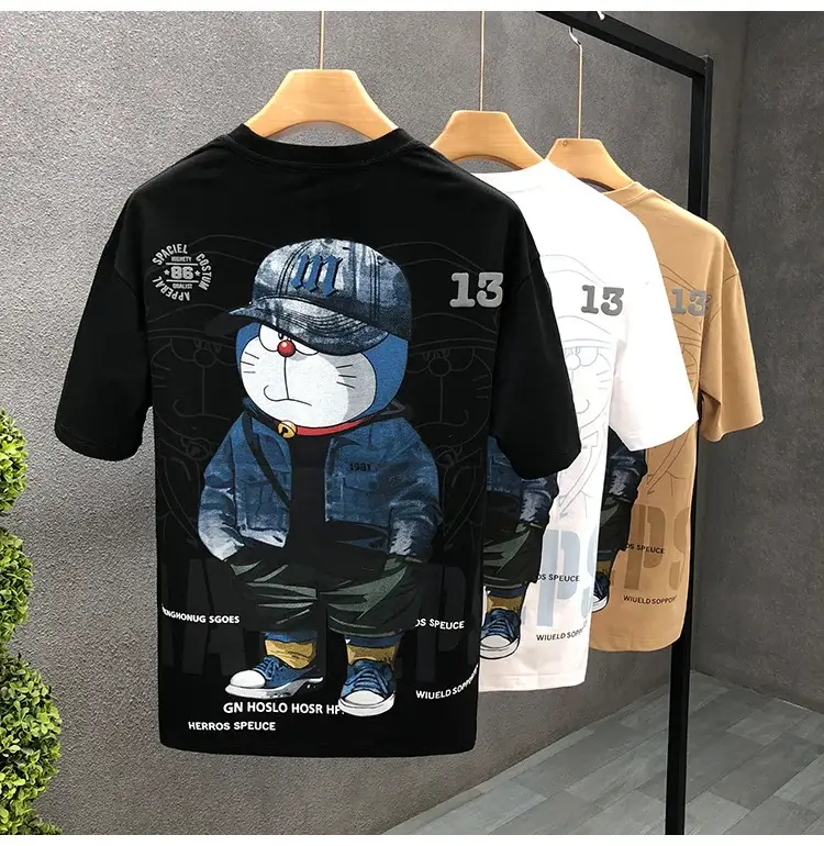 Cartoon Printed Short Sleeve T-shirt for Boys 2022 — feature 3