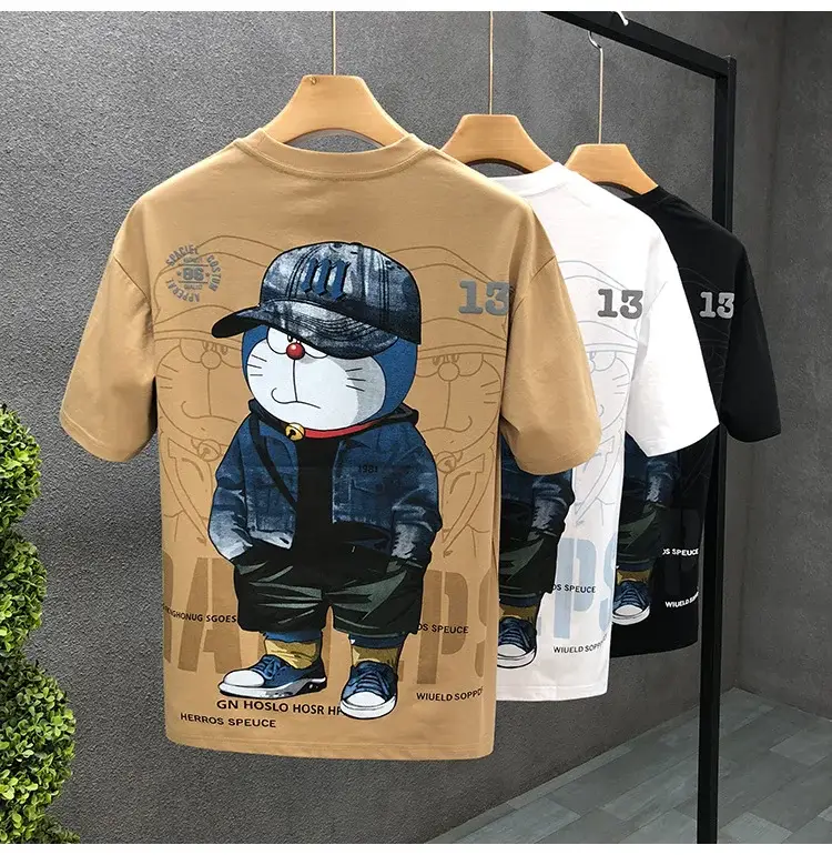 Cartoon Printed Short Sleeve T-shirt for Boys 2022 — feature 4