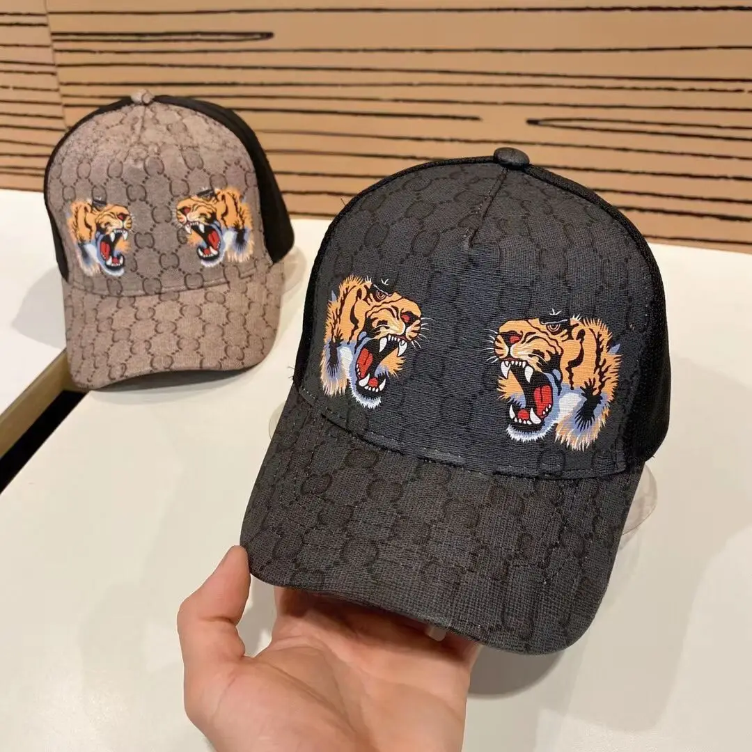 Tiger Printed Baseball Cap for Men