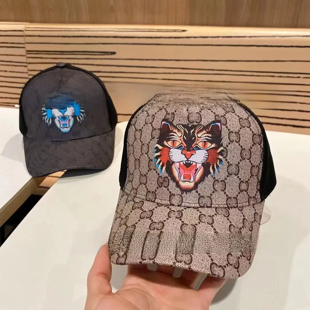 Tiger Printed Baseball Cap for Men