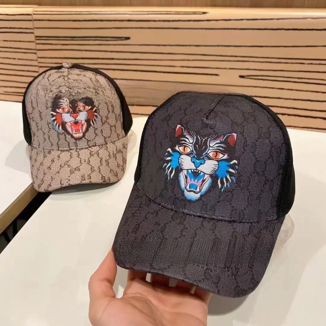 Tiger Printed Baseball Cap for Men