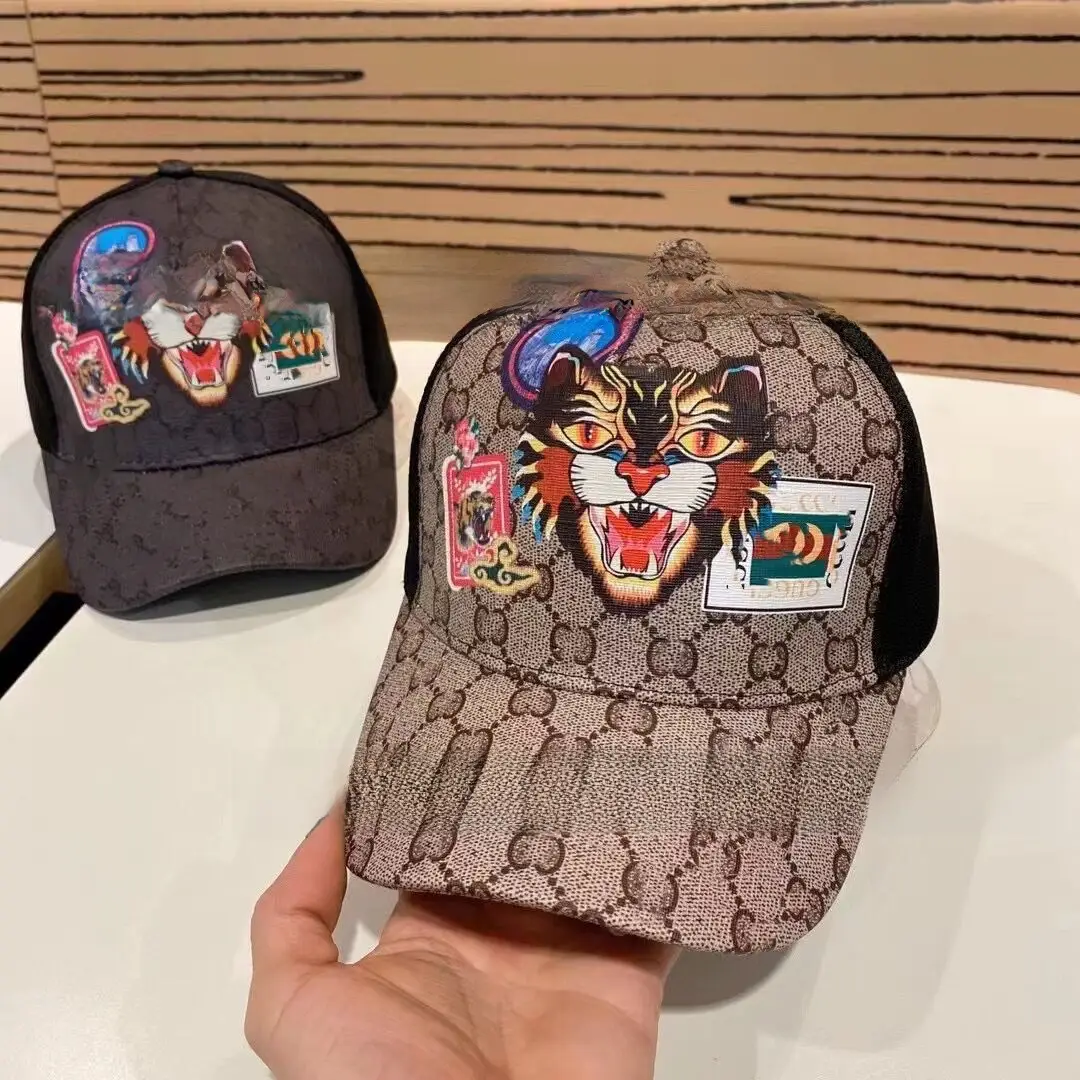 Tiger Printed Baseball Cap for Men