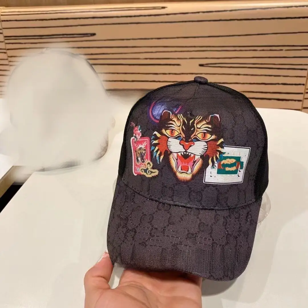 Tiger Printed Baseball Cap for Men