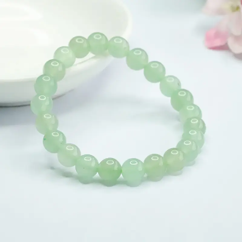 Guan Yu Jade Bracelet Single Circle Green Women — feature 9