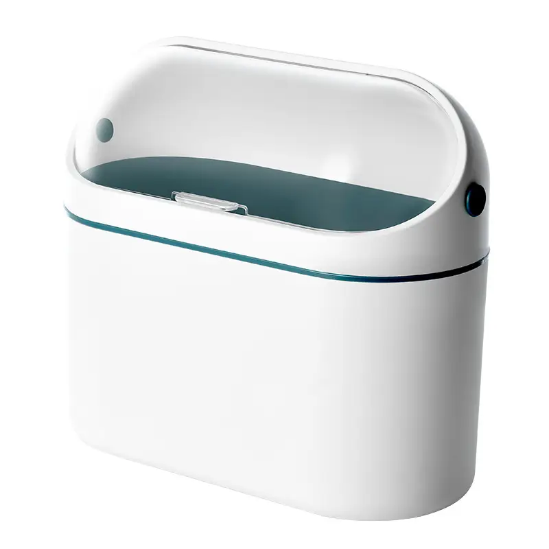 Super Mini Coffee Table Trash Can with Lid - Image 7