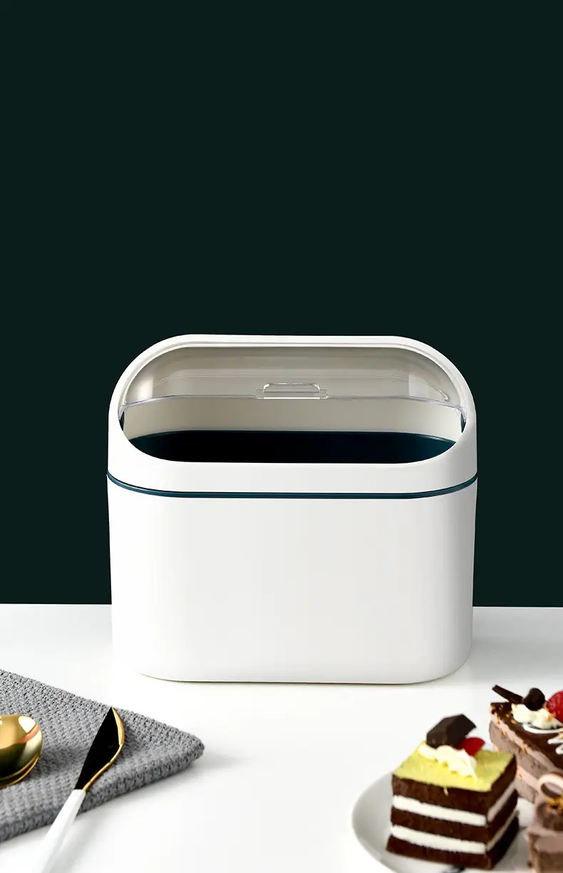 Super Mini Coffee Table Trash Can with Lid — feature 12