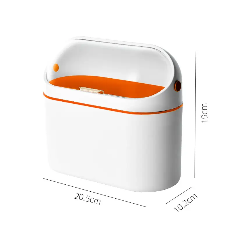 Super Mini Coffee Table Trash Can with Lid - Image 2