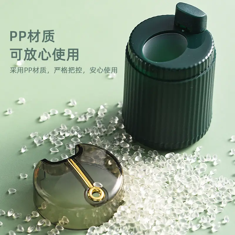 Portable Toothpick Holder Light Green Press-Type - Image 7